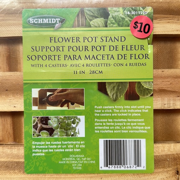 NWT 2 Moveable Flower Pot Stands - Picture 3 of 4